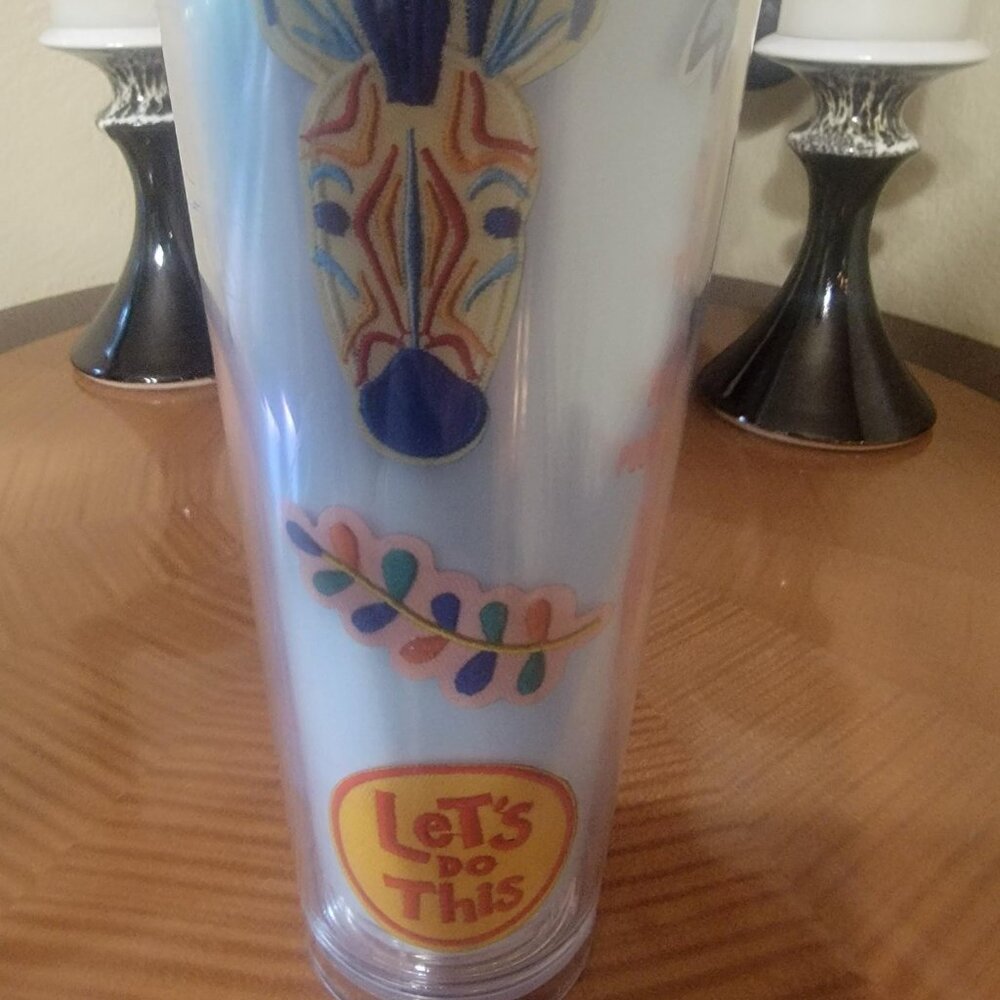 Starbucks Dream in Color Venti 24 oz Cold Cup Tumbler Patch Design
